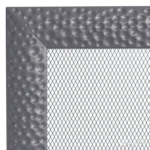 Вент решетка Kratki Venus Графитовая 17 х 17