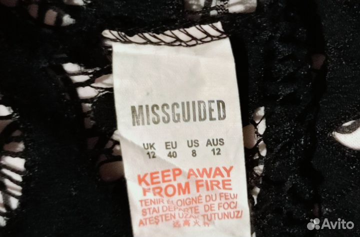 Болеро блузка топ готика кружево Missguided