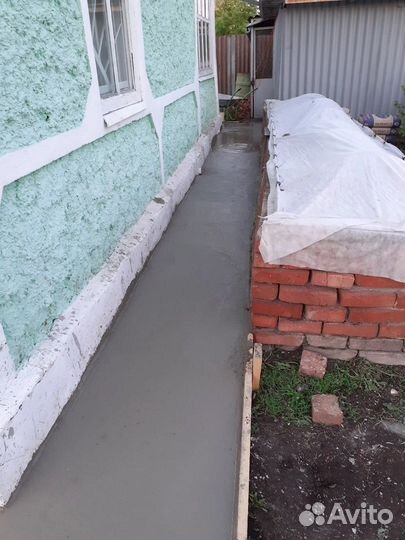 Отмостка вокруг дома