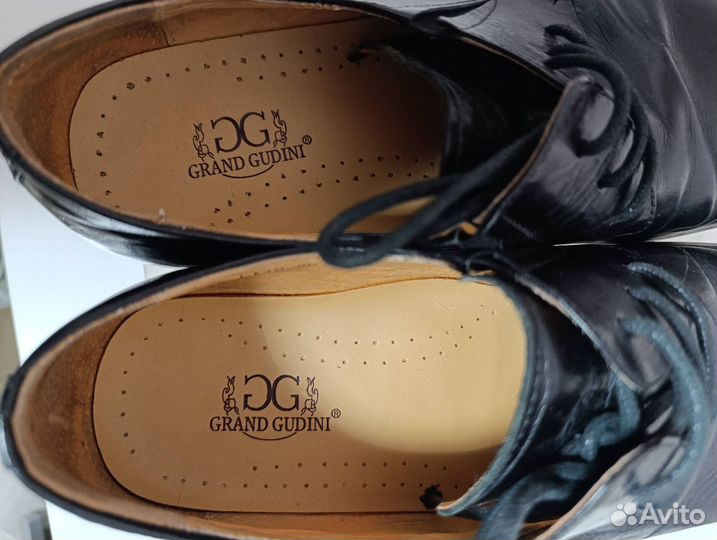 Туфли мужские из натуральной кожи р. 42, по стельк