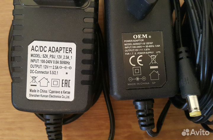 Адаптер сетевой 12 вольт