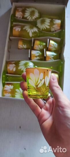 Подарочный набор хрусталя 6 рюмок и 6 фужеров