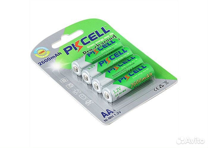 Аккумулятор pkcell NI-MH RTU AA2600-4B