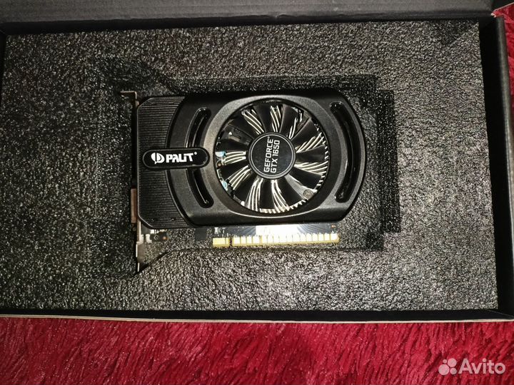 Видеокарта Palit Geforce GTX 1650 stormX