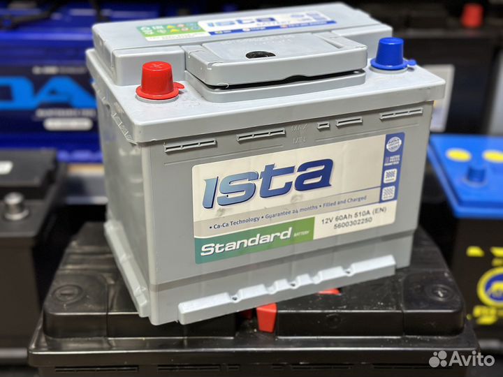 Аккумулятор ista 60 для Mitsubishi