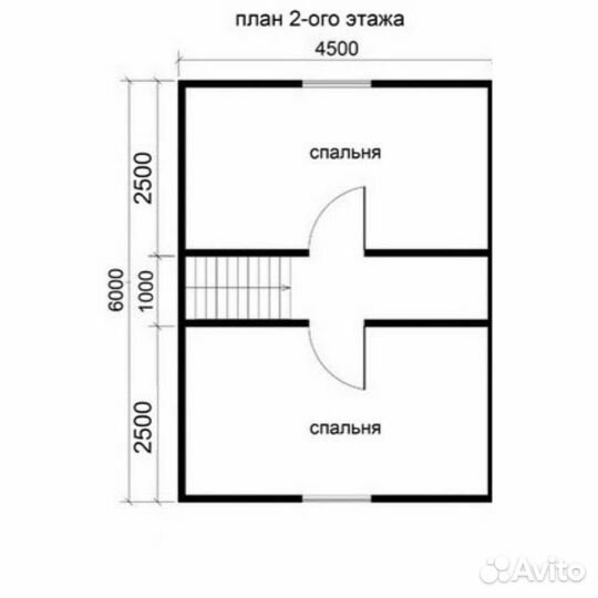 Каркасный дачный дом 8х6м с мансардой и террасой