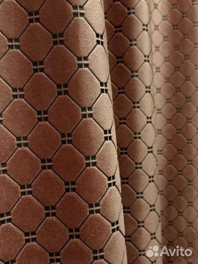 Шторы бархат + 2 наволочки для подушек 45х45