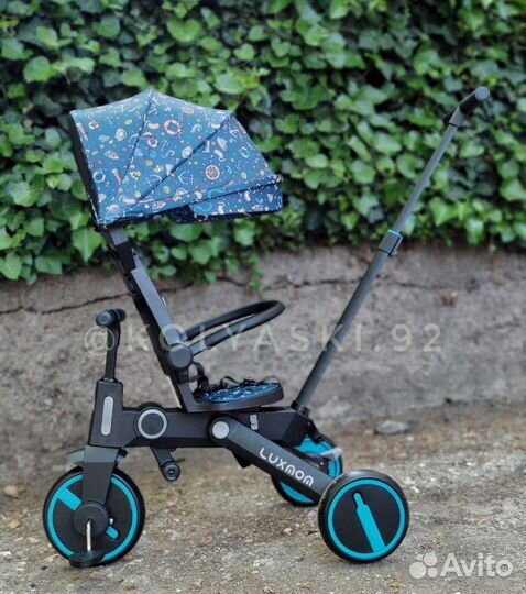 Luxmom 368 детский велосипед (море)