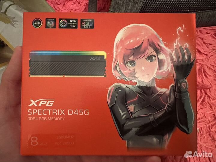 Оперативная память ddr4 16gb 3600 Новая