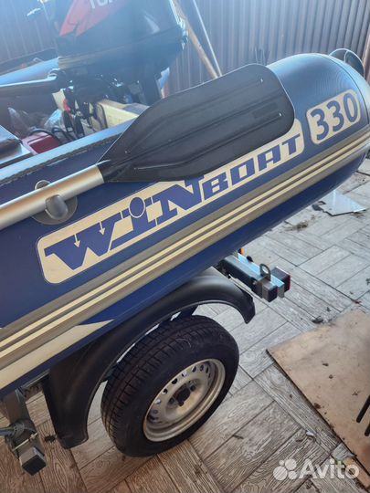Лодка RIB Windoat 330 с мотором 8 л.с и прицепом