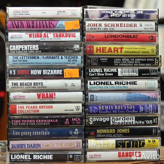 Аудиокассеты Популярной музыки Made USA