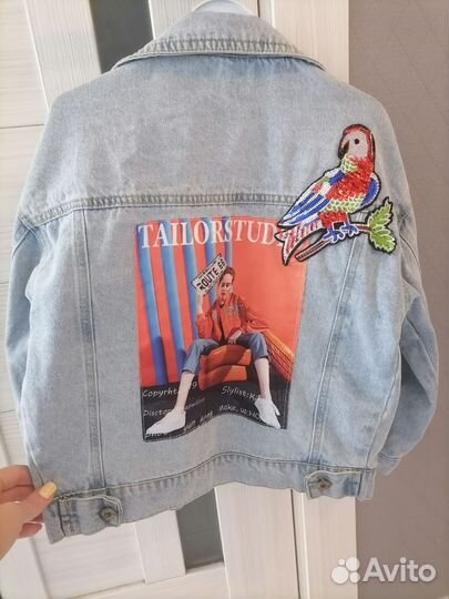 Джинсовка для девочки р-р130