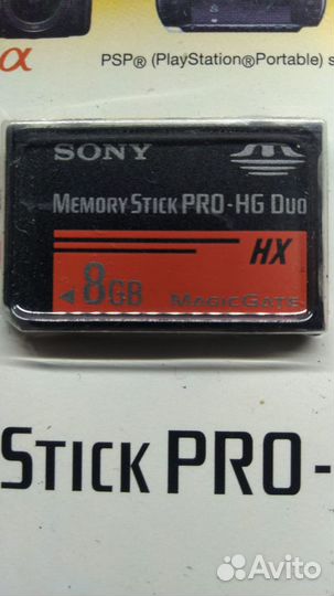 Карта памяти Sony Memory Stick PRO-HG DUO 8GB
