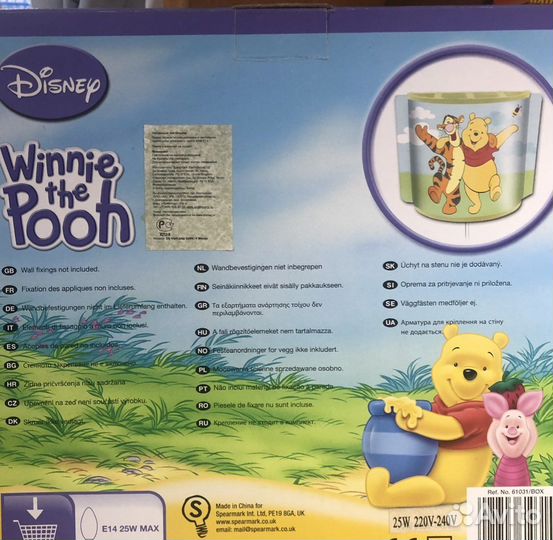 Светильник ночник Disney Winnie the Pooh