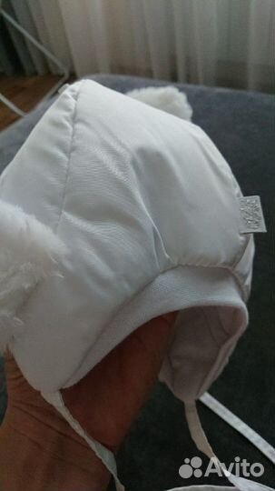 Шапка зимняя для девочки с рождения