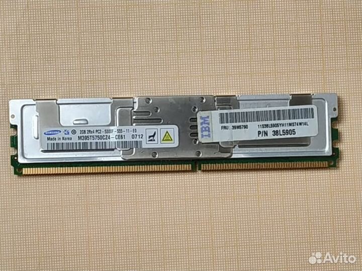 2Gb PC2-5300F DDR2 FB-dimm
