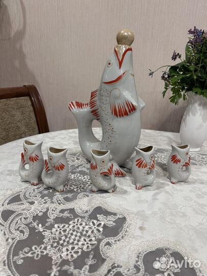 Штофы и графины СССР фарфор