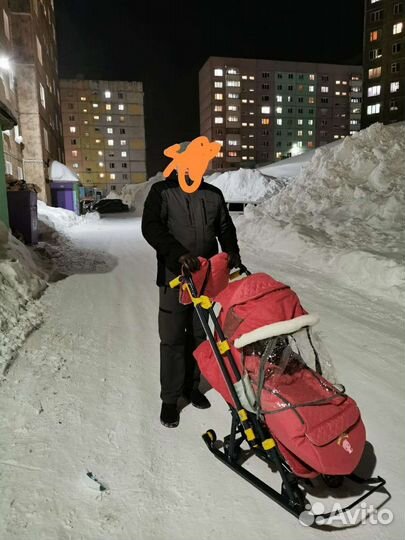 Коляска санки