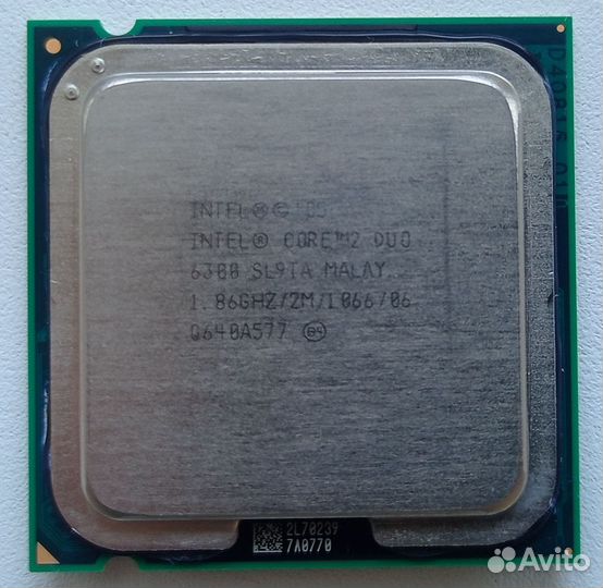 Intel E6300 / T4200 / P6200 / Celeron M 550