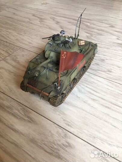 Коллекционная модель танка м4а2 Sherman (Советский