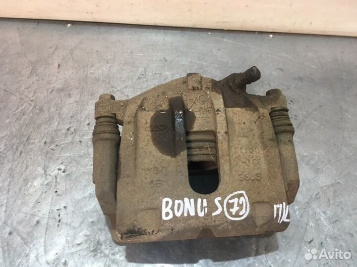 Суппорт тормозной передний левый Chery Bonus A13