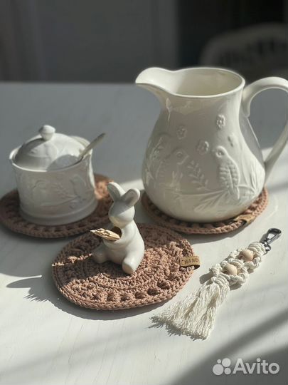 Комплект плейсматов ручной работы