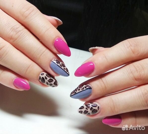 Наращивание,коррекция, гель-лак,педикюр