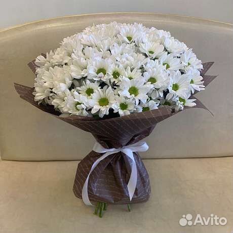 Ромашки кустовые букеты цветы