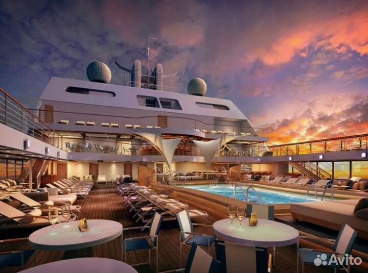 Турпоездка в круизы морские 5 звезд 