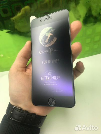 Керамическое стекло матовое iPhone 7Plus/8Plus
