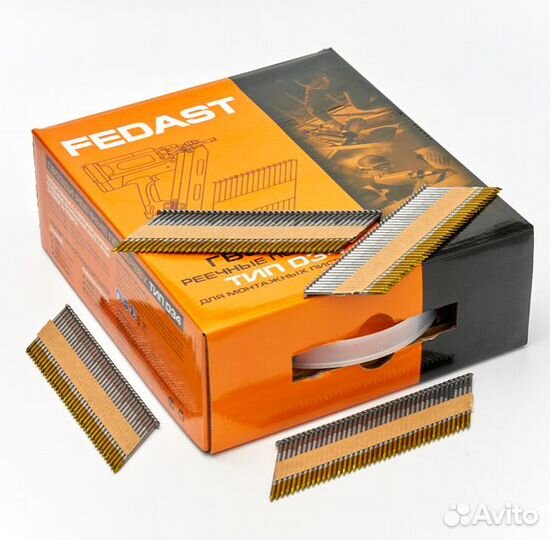 Реечные гвозди по дереву тип D34 (RIBrt)