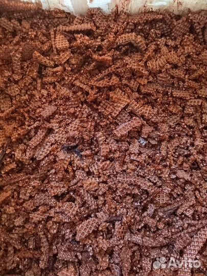 Вафельни обрезки Корм для коров и свине