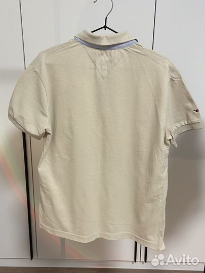 Поло Tommy Hilfiger бежевое