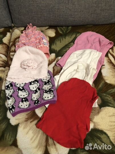 Шапка детская для девочки зимняя