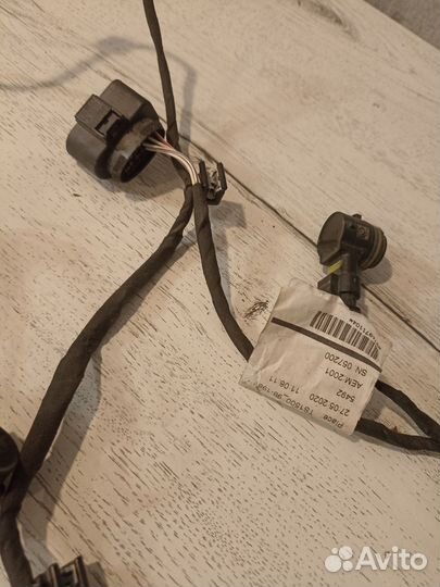 Проводка заднего бампера skoda karog