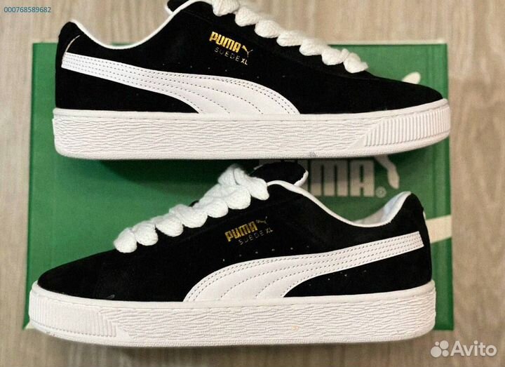 Кроссовки мужские Puma Suede XL “Black White “