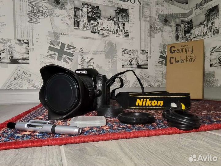 Зеркальный фотоаппарат nikon d80