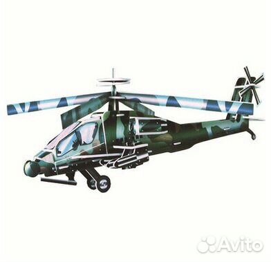 Детский 3D пазл Вертолет