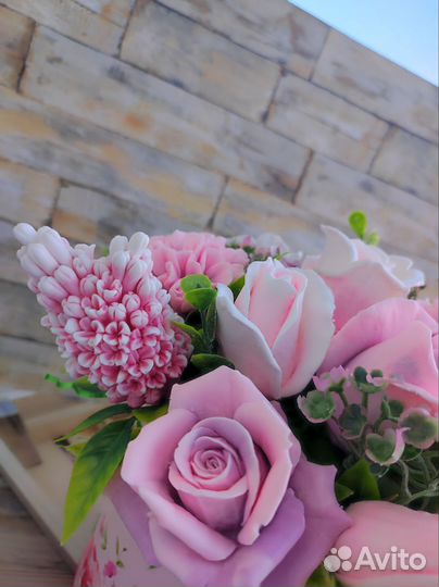 Букет цветов из мыла