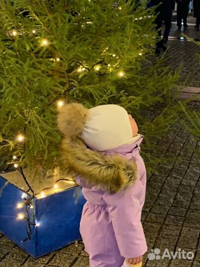 Шапка и снуд для девочки зимняя