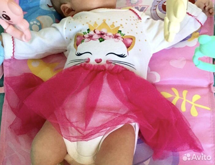 Платье боди для девочки 62