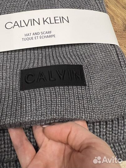 Комплект шапка и шарф CK