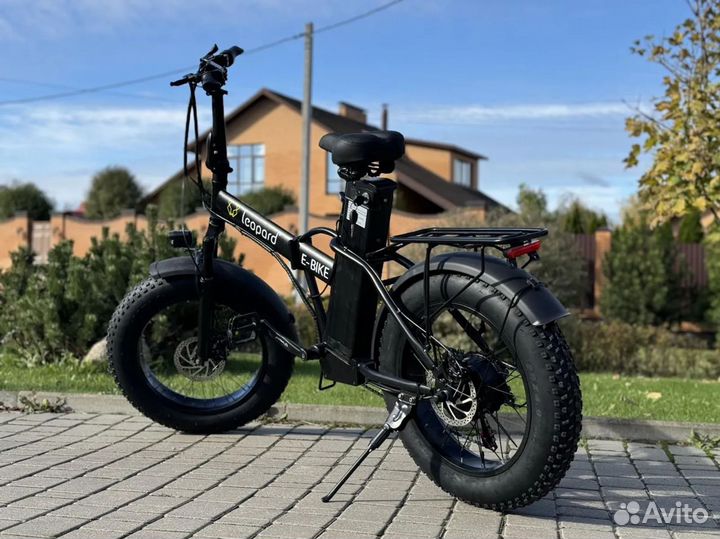 Электровелосипед Леопард складной