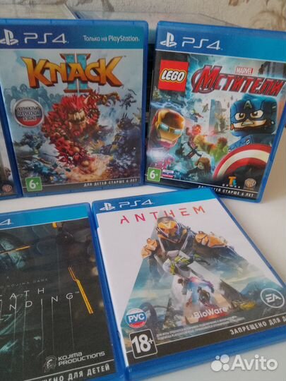 PS4 RDR/ Death Stranding/ F1/ Anthem/ Lego / Knack