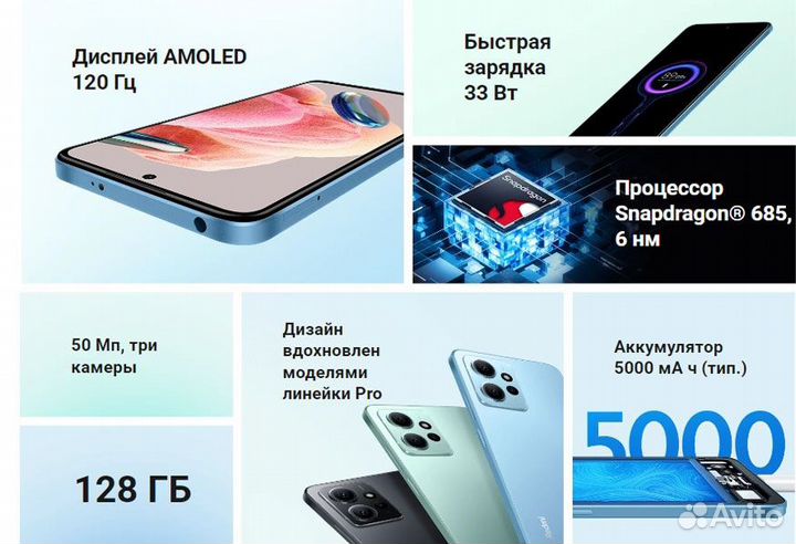 Xiaomi Redmi Note 12 (Global), 6/128 ГБ