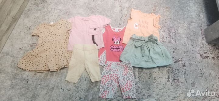 Вещи пакетом на девочку 92 98