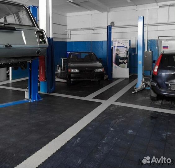 Модульная пвх-плитка для цеха