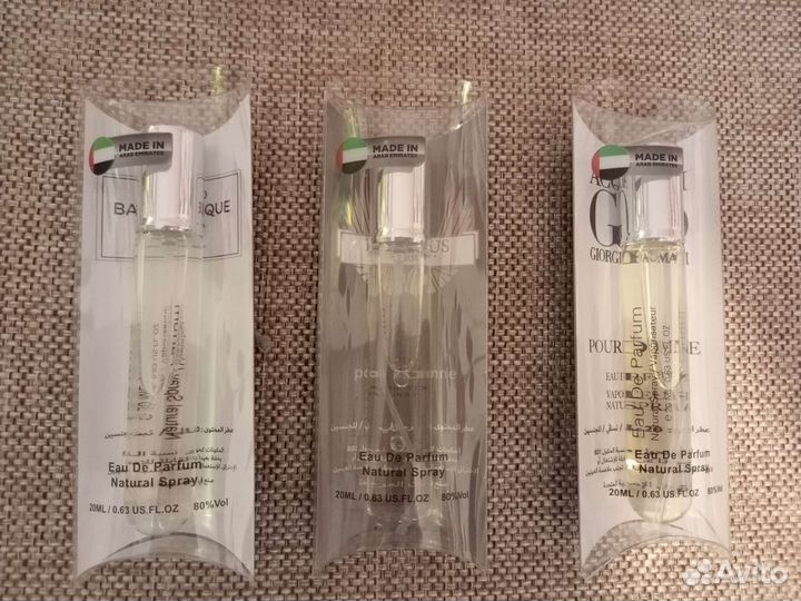 Миниатюры парфюма