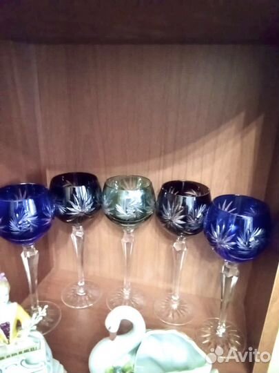 Хрустальные фужеры ГДР