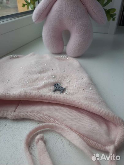 Шапка зимняя для девочки 38 40
